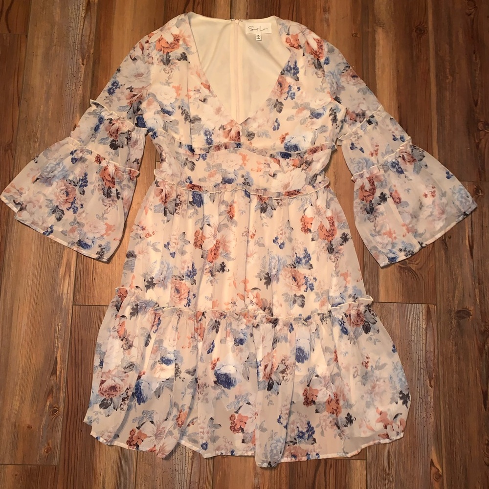 Sweet Lemon Floral Dress